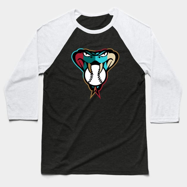 Dbacks Multicolor Baseball T-Shirt by LunaGFXD